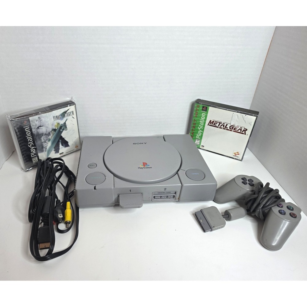 Sony PlayStation PS1 Console SCPH-5501 Original Ff7/metal Gear Sold.